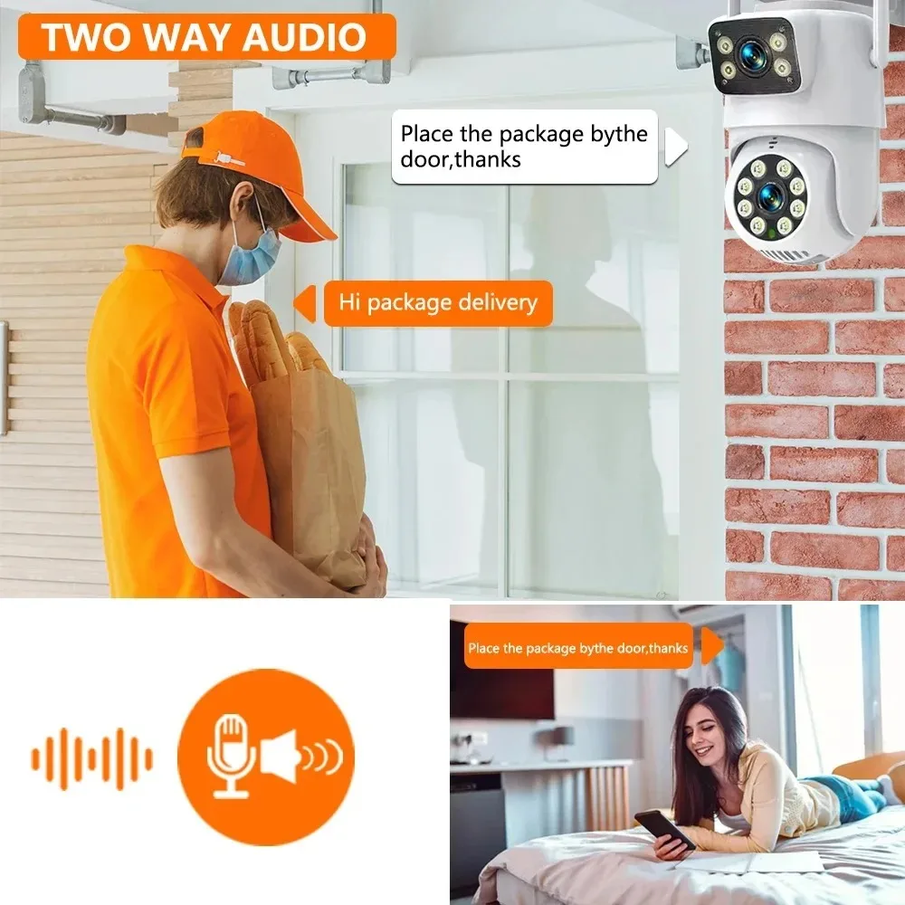 8MP 4K Dual Lens Human Detecti - огляд і ціна Home Security Kit With Camera