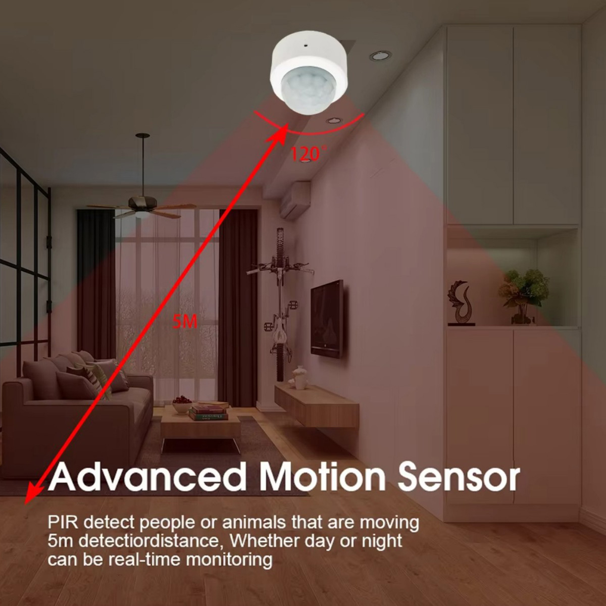 Zigbee3.0 Mini PIR Human Motio - огляд і ціна Home Security Alarm