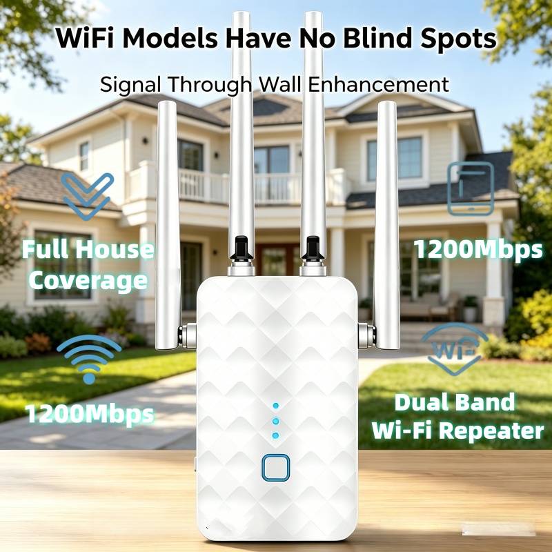 1200Mbps WiFi Repeater Wireles - огляд і ціна Home Security Outdoor