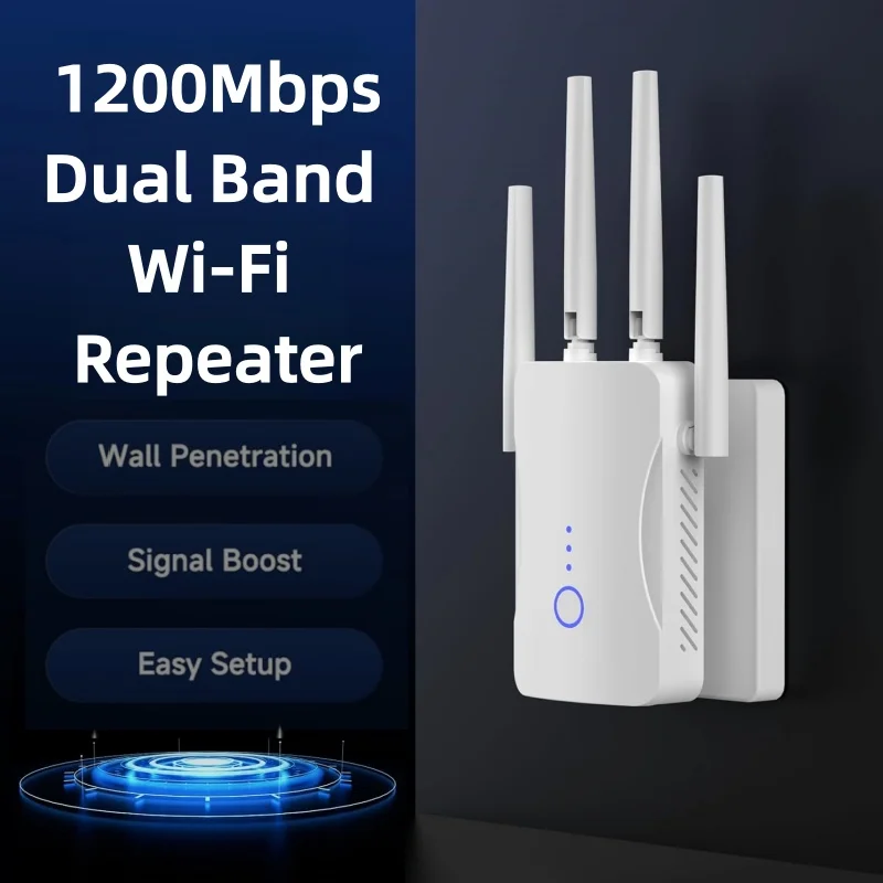 2.4G/5GHz Dual Band WiFi Repea - огляд і ціна Home Security Outdoor