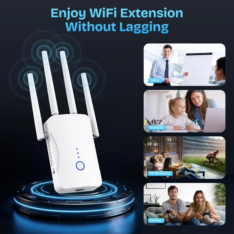 2.4G/5GHz Dual Band WiFi Repea - огляд і ціна Home Security Outdoor