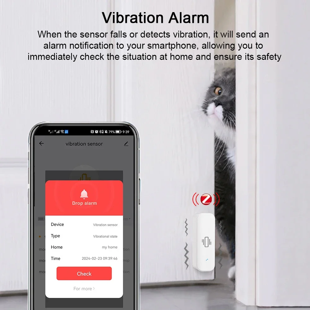Tuya WiFi/Zigbee Smart Vibrati - огляд і ціна Home Security Alarm