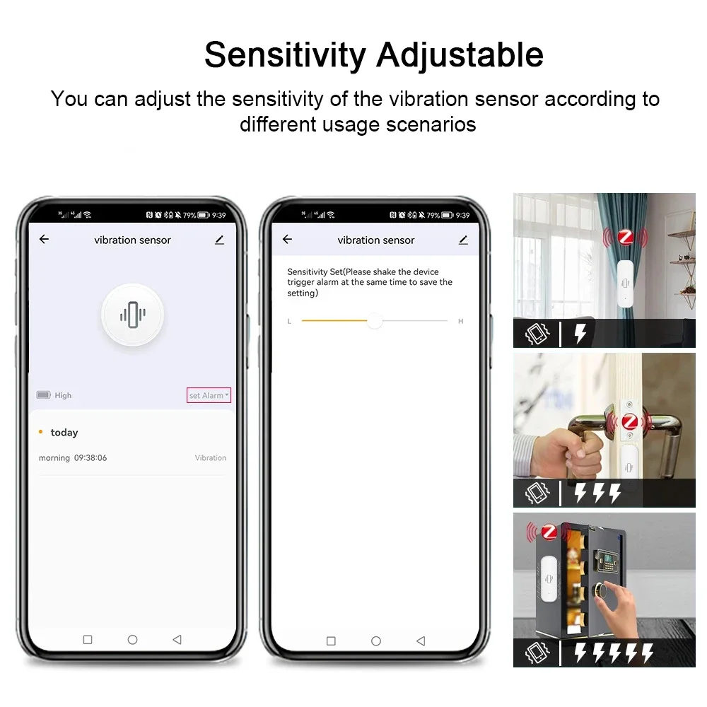 Tuya WiFi/Zigbee Smart Vibrati - огляд і ціна Home Security Alarm
