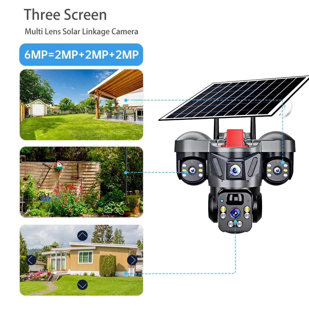 KERUI Outdoor PTZ 6MP 4G SIM W - огляд і ціна Home Security Battery
