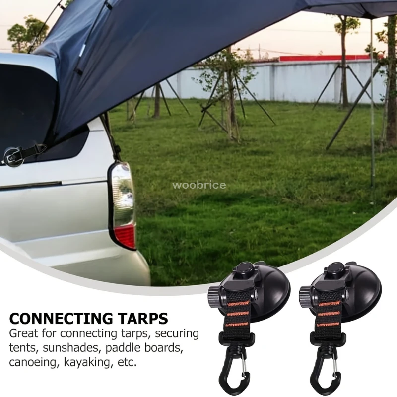1/8 Pcs Car Tent Suction Cups  - огляд і ціна Home Security Outdoor