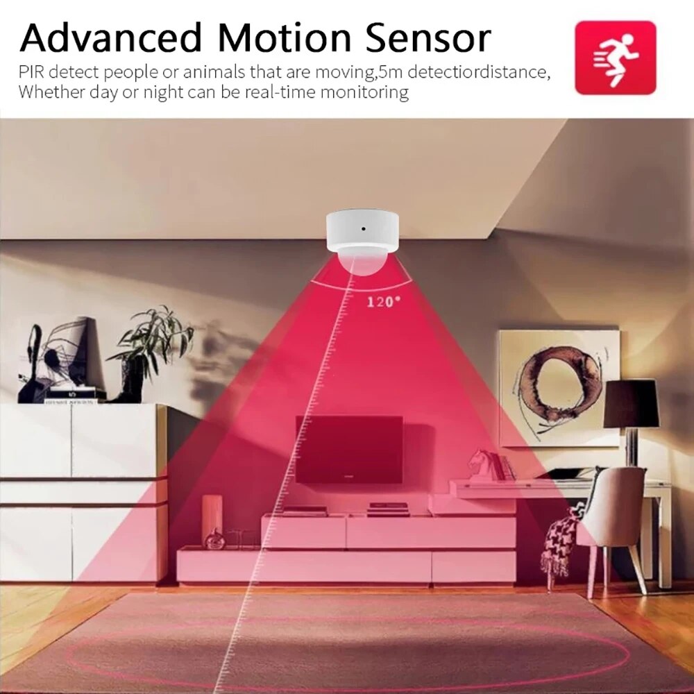 Zigbee Mini PIR Motion Sensor  - огляд і ціна Home Security Alarm