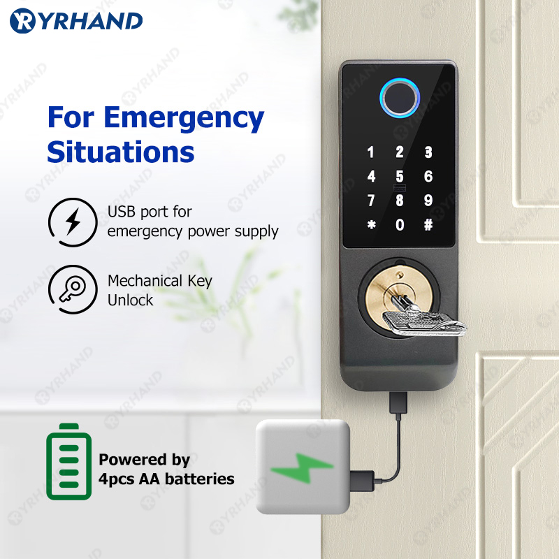 Tuya Smart lock Waterproof Wif - огляд і ціна Home Security Battery
