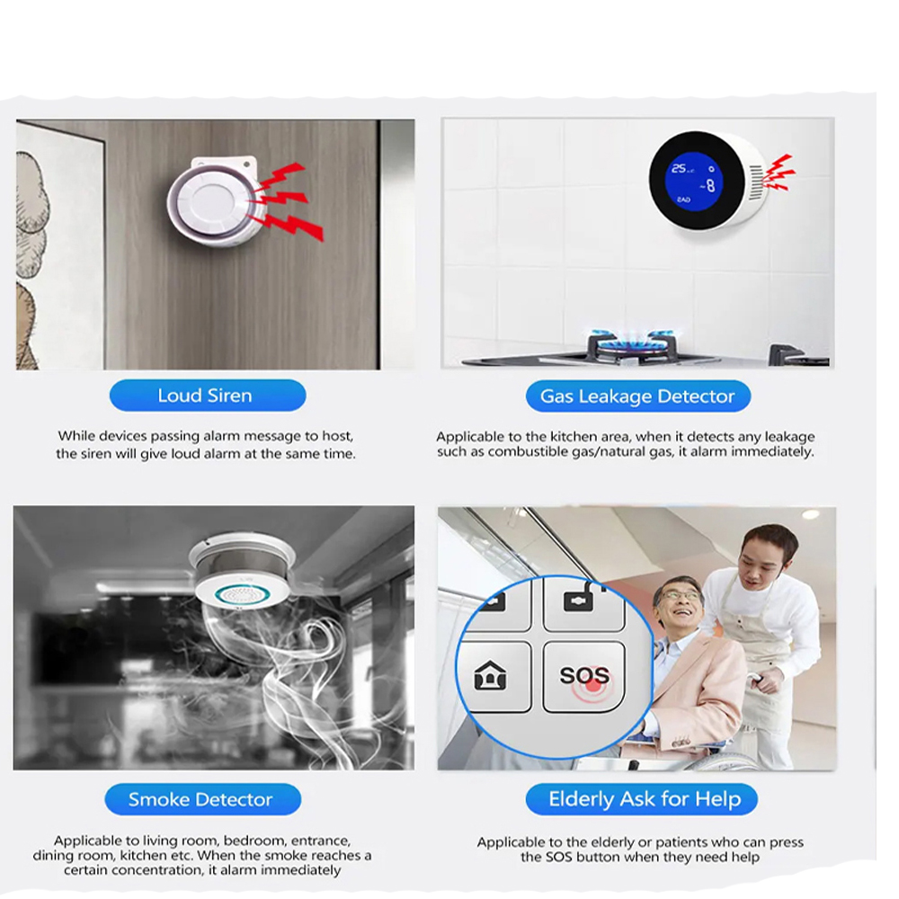 PGST 4G Tuya Smart Home Alarm  - огляд і ціна Sim Gsm Alarm
