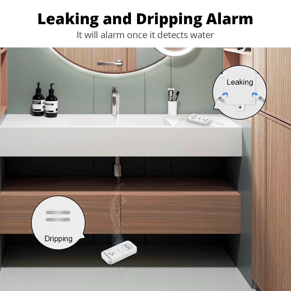 KERUI Wireless Water Sensor 90 - огляд і ціна Home Security Outdoor